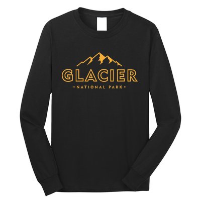 Glacier National Park Montana Hiking Souvenir Long Sleeve Shirt