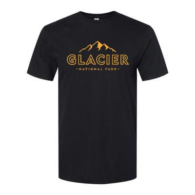 Glacier National Park Montana Hiking Souvenir Softstyle CVC T-Shirt