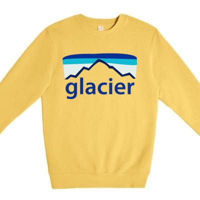 Glacier National Park Cricut File Premium Crewneck Sweatshirt