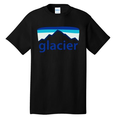 Glacier National Park Cricut File Tall T-Shirt