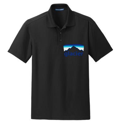 Glacier National Park Cricut File Dry Zone Grid Polo