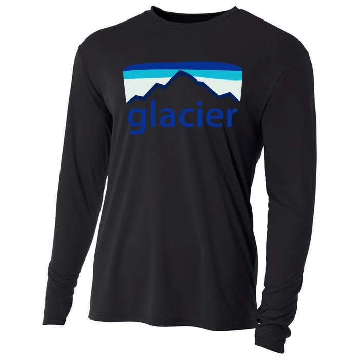 Glacier National Park Cricut File Cooling Performance Long Sleeve Crew