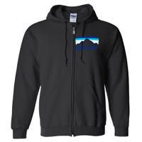 Glacier National Park Cricut File Full Zip Hoodie