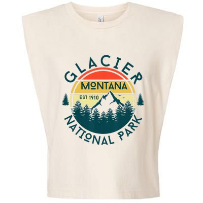 Glacier National Park Montana Hiking Nature Outdoors Garment-Dyed Women's Muscle Tee