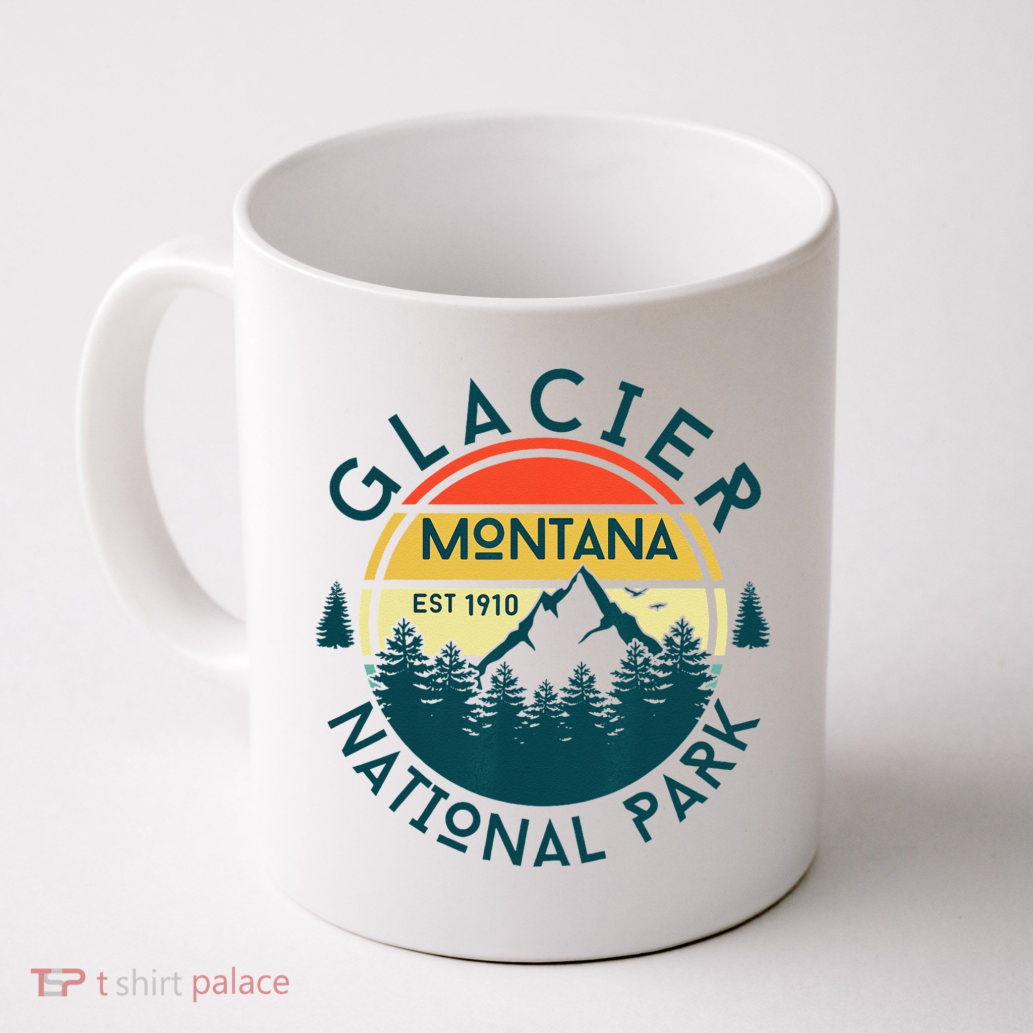 Glacier National Park Montana Hiking Nature Outdoors Mug