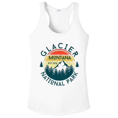 Glacier National Park Montana Hiking Nature Outdoors Ladies PosiCharge Competitor Racerback Tank