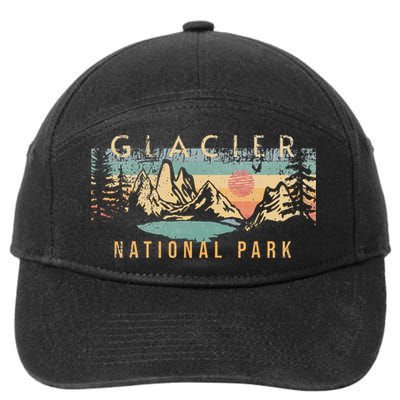 Glacier National Park 7-Panel Snapback Hat