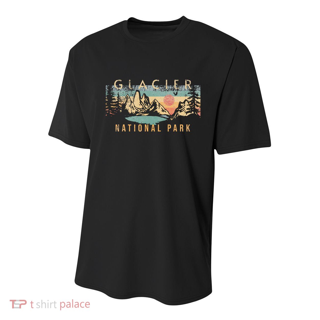 Glacier National Park Youth Performance Sprint T-Shirt