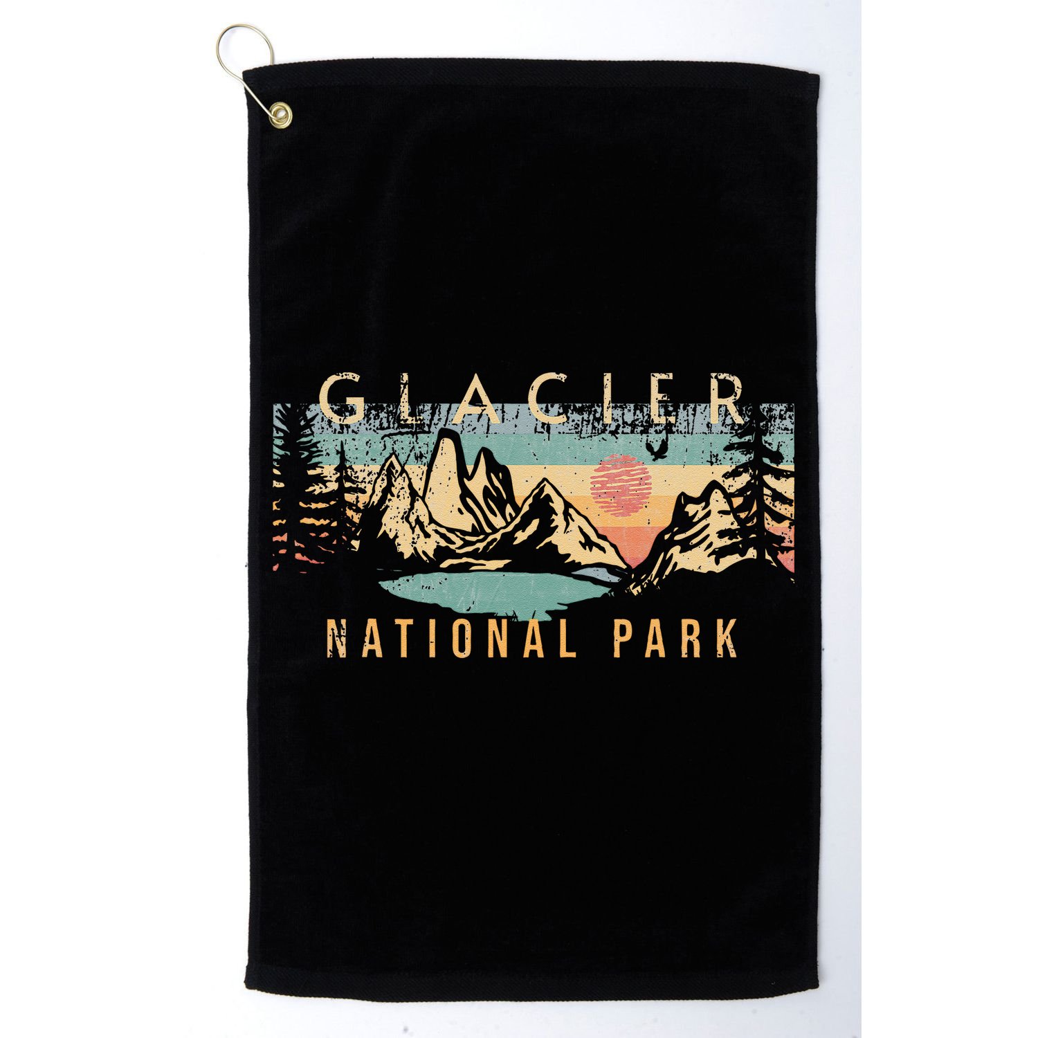 Glacier National Park Golf Towel