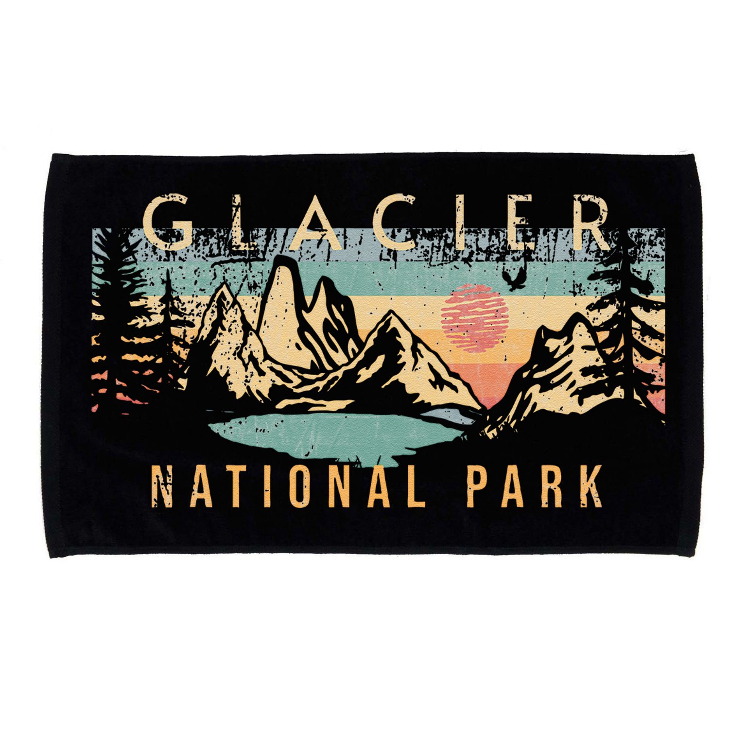 Glacier National Park Microfiber Hand Towel