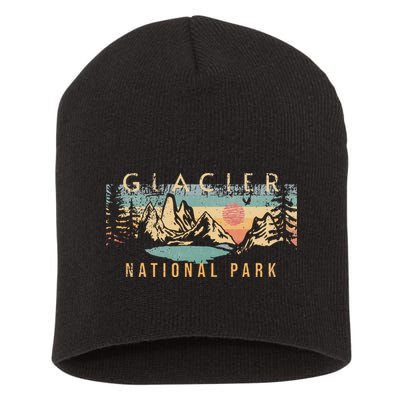 Glacier National Park Short Acrylic Beanie