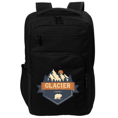 Glacier National Park Montana Mountain Great Gift Impact Tech Backpack