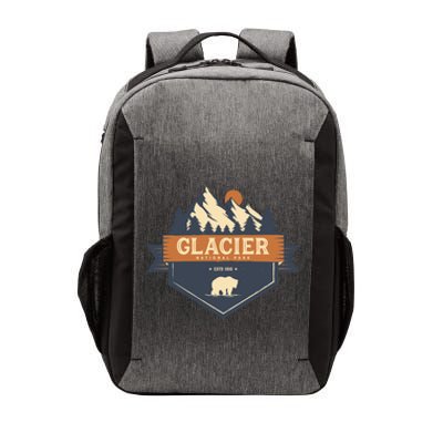 Glacier National Park Montana Mountain Great Gift Vector Backpack