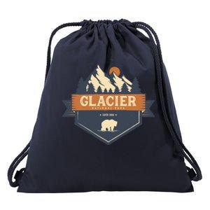 Glacier National Park Montana Mountain Great Gift Drawstring Bag