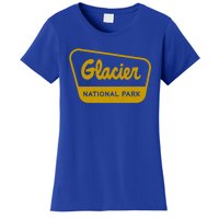 Glacier National Park Vintage Inspired Sign Graphic Gift Women's T-Shirt