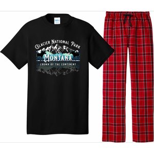 Glacier National Park Montana Hiking Camping Moose Souveni Pajama Set