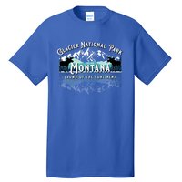 Glacier National Park Montana Hiking Camping Moose Souveni Tall T-Shirt