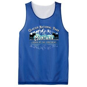 Glacier National Park Montana Hiking Camping Moose Souveni Mesh Reversible Basketball Jersey Tank