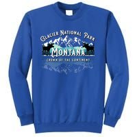 Glacier National Park Montana Hiking Camping Moose Souveni Tall Sweatshirt