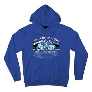 Glacier National Park Montana Hiking Camping Moose Souveni Tall Hoodie