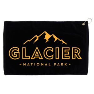 Glacier National Park Montana Hiking Souvenir Grommeted Golf Towel