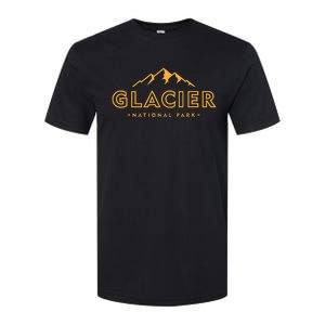 Glacier National Park Montana Hiking Souvenir Softstyle CVC T-Shirt