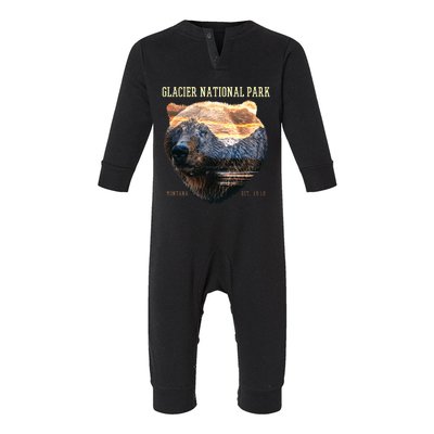 Glacier National Park Infant Fleece One Piece