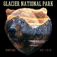 Glacier National Park 7-Panel Snapback Hat