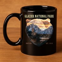 Glacier National Park 11oz C Handle Ceramic Mug