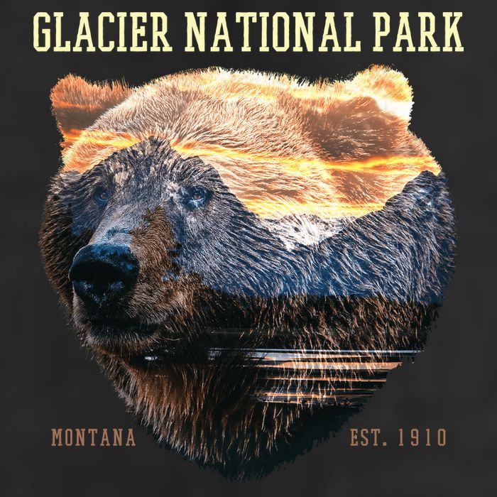Glacier National Park 11oz C Handle Ceramic Mug