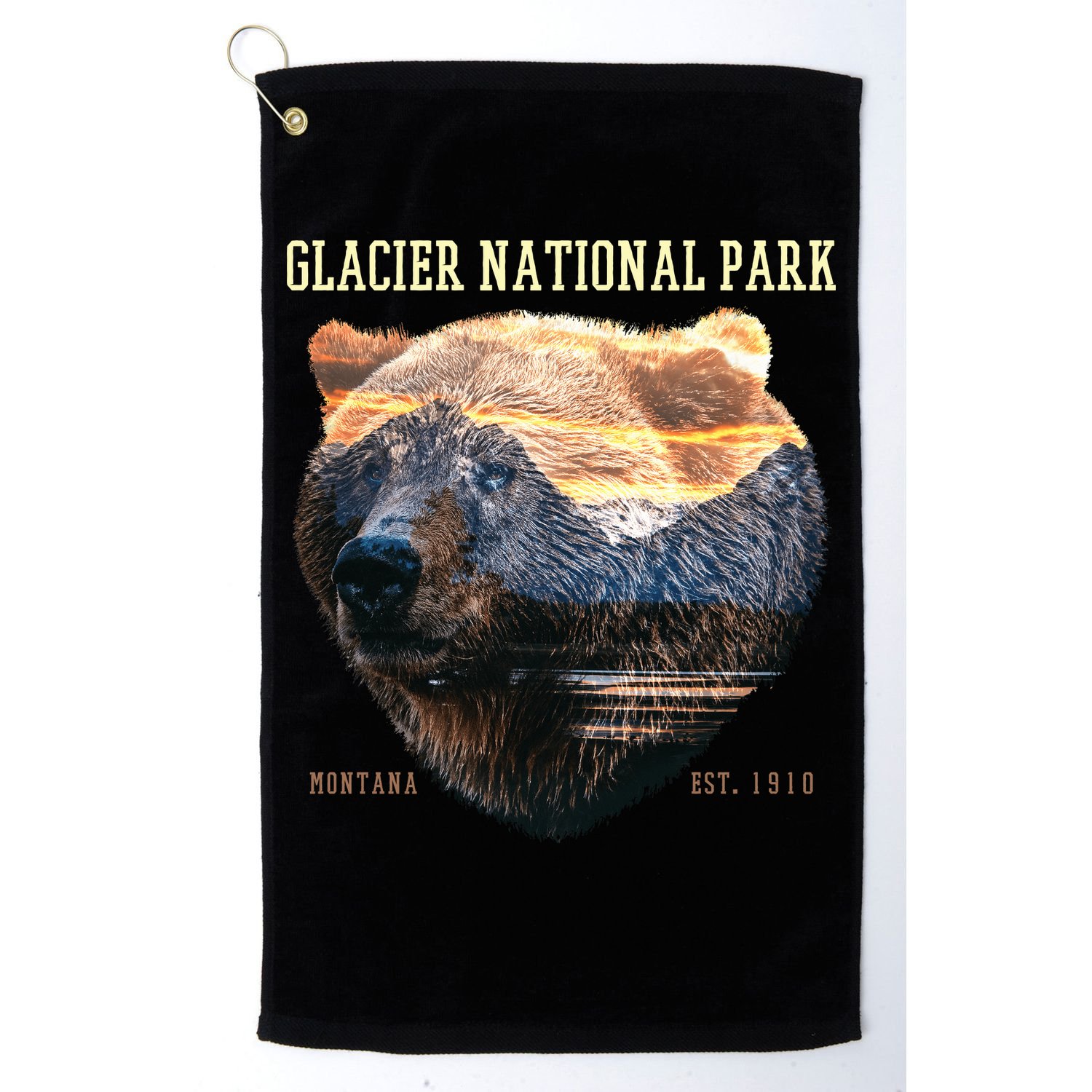 Glacier National Park Golf Towel