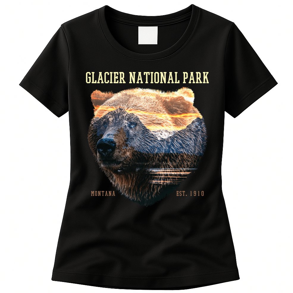 Glacier National Park Womens T-Shirt