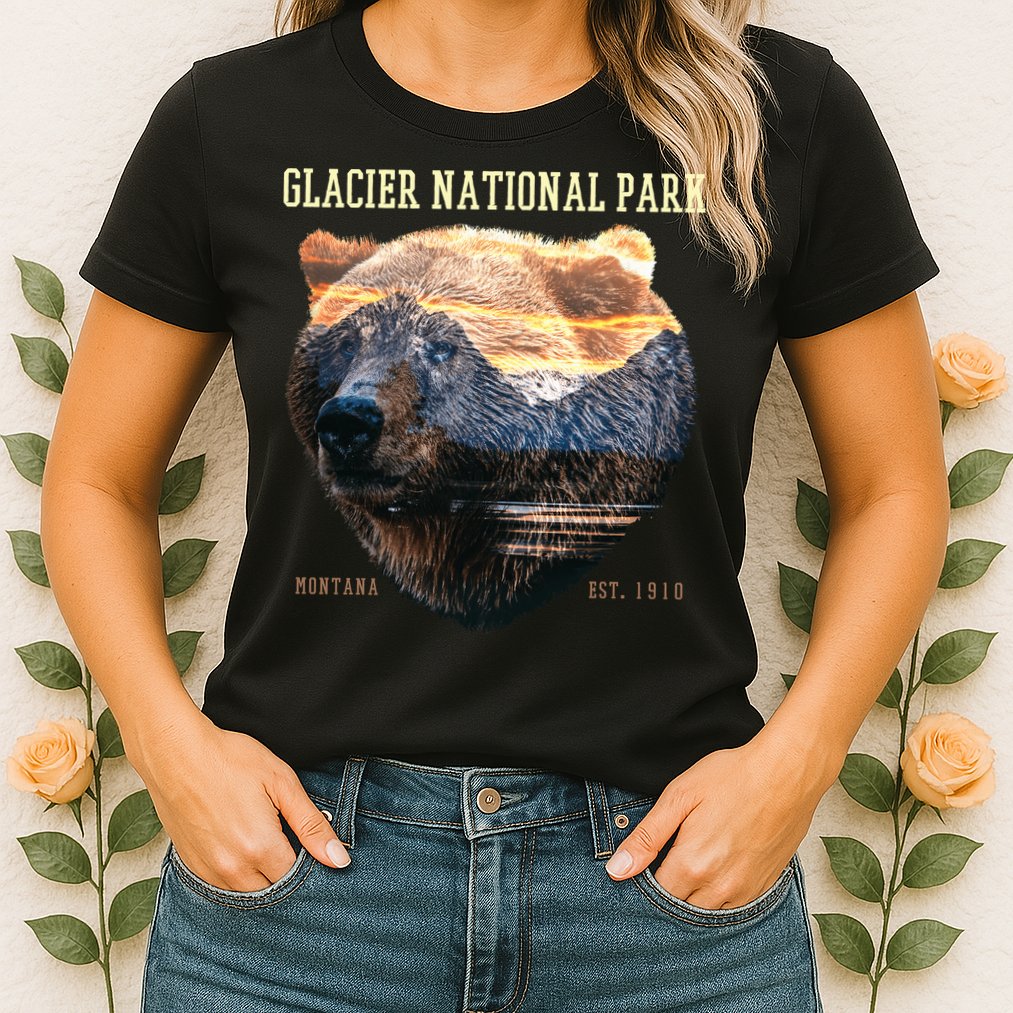 Glacier National Park Womens T-Shirt