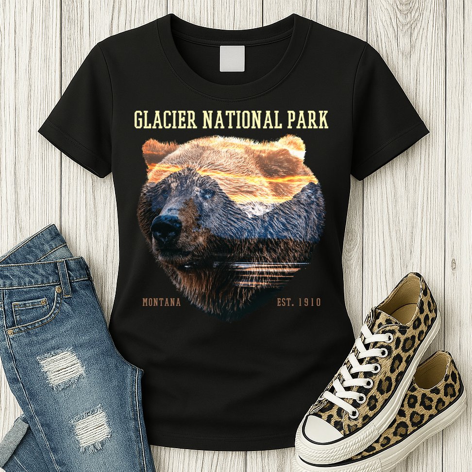 Glacier National Park Womens T-Shirt