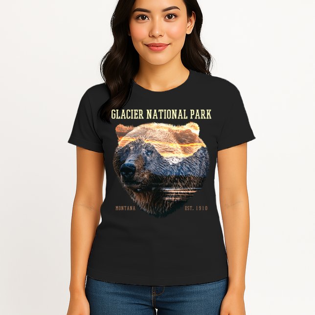 Glacier National Park Womens T-Shirt
