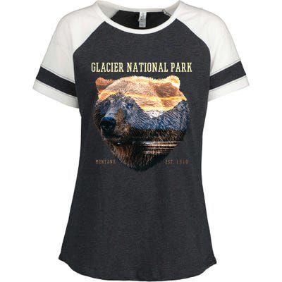 Glacier National Park Enza Ladies Jersey Colorblock Tee