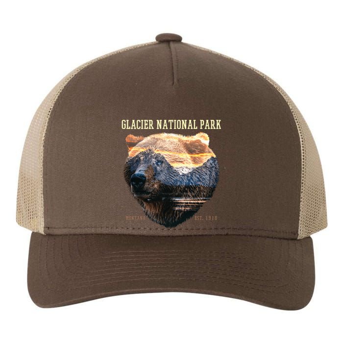 Glacier National Park Yupoong Adult 5-Panel Trucker Hat