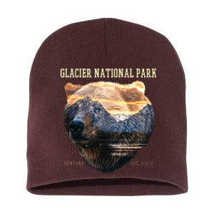 Glacier National Park Short Acrylic Beanie