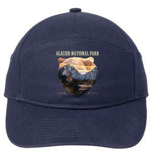 Glacier National Park 7-Panel Snapback Hat