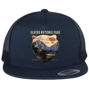 Glacier National Park Flat Bill Trucker Hat