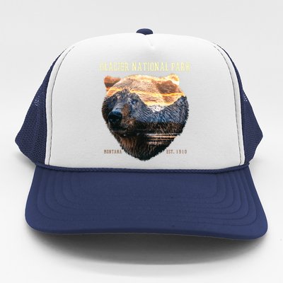 Glacier National Park Trucker Hat