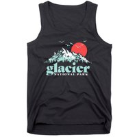 Glacier National Park Vintage 80s Mountains Cute Gift Tank Top