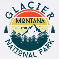 Glacier National Park Montana Hiking Nature Outdoors Cooling Performance Crew T-Shirt