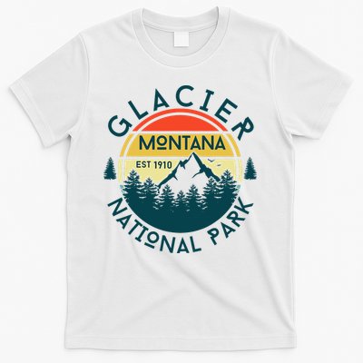 Glacier National Park Montana Hiking Nature Outdoors T-Shirt