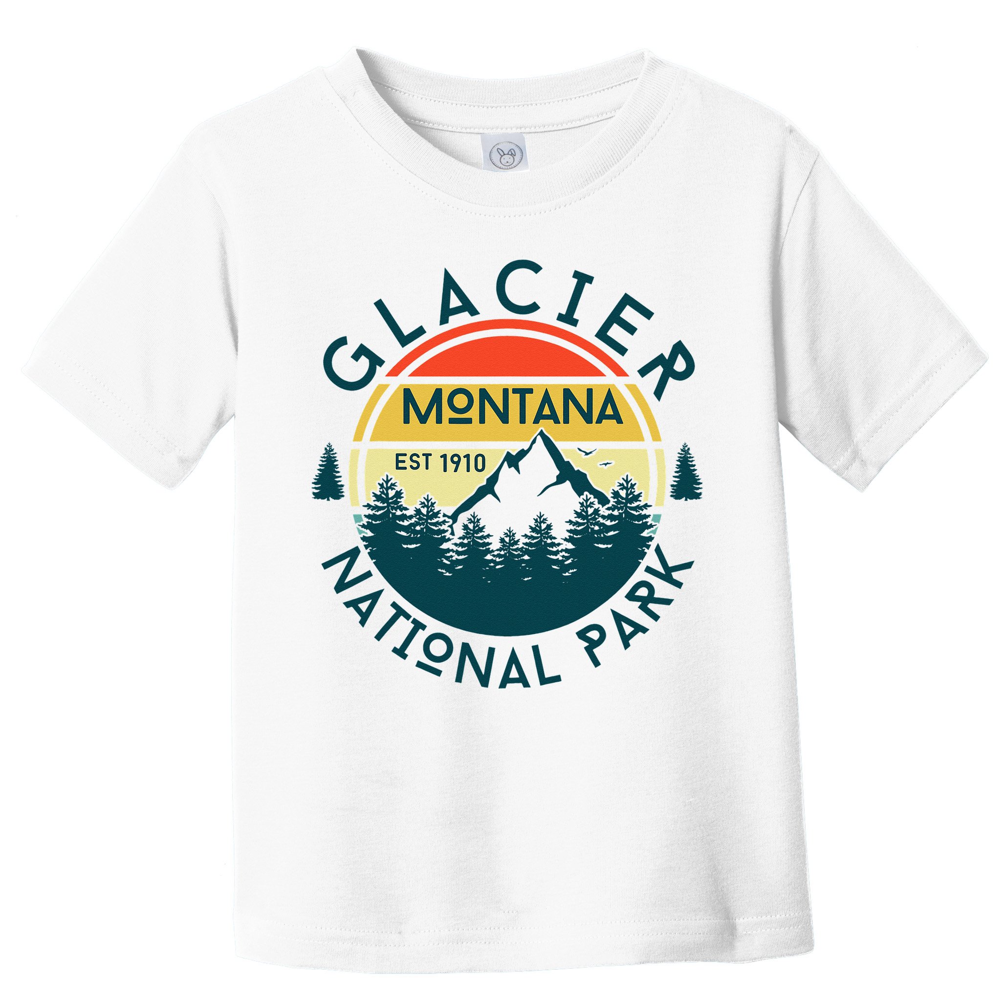 Glacier National Park Montana Hiking Nature Outdoors Toddler T-Shirt