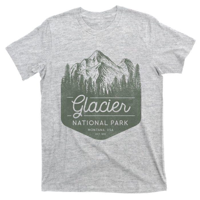 Glacier National Park Hoodie - Montana Vacation T-Shirt