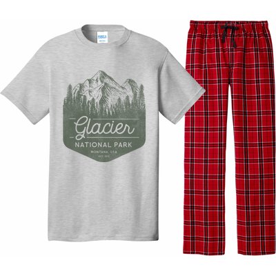 Glacier National Park Hoodie - Montana Vacation Pajama Set