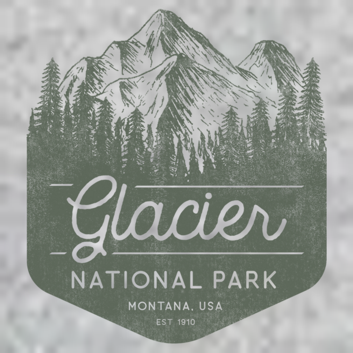Glacier National Park Hoodie - Montana Vacation Premium T-Shirt