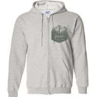 Glacier National Park Hoodie - Montana Vacation Full Zip Hoodie