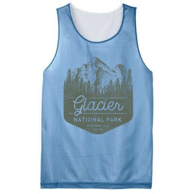 Glacier National Park Hoodie - Montana Vacation Mesh Reversible Basketball Jersey Tank